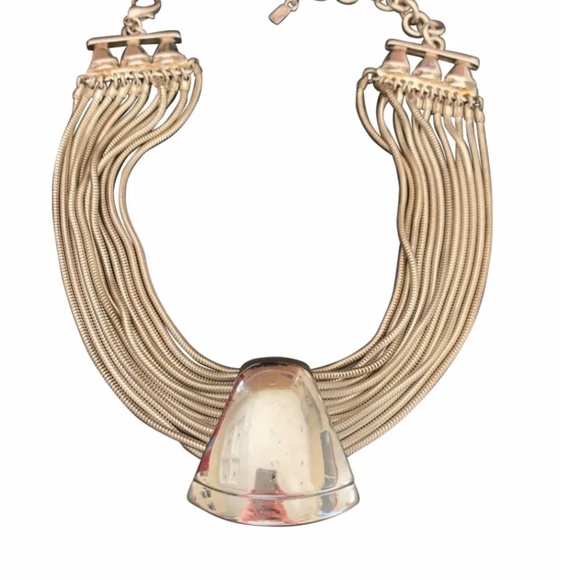 Karl Lagerfeld Authentic Vintage Silver Necklace - Picture 2 of 6